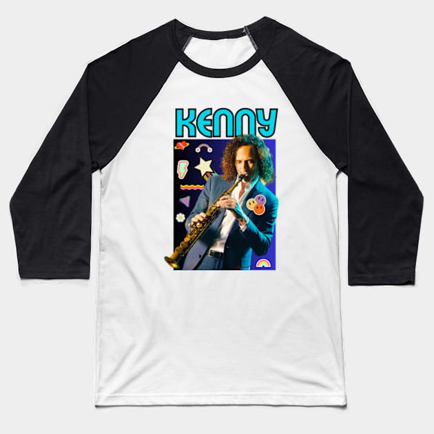 Kenny G quotes art 90s style retro vintage 70s Baseball T-Shirt by graphicaesthetic ✅